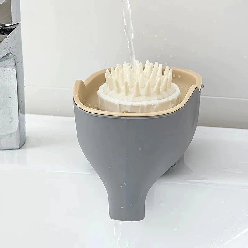 Cute Elephant Double Layer Soap Dish | Bathroom Soap Holder