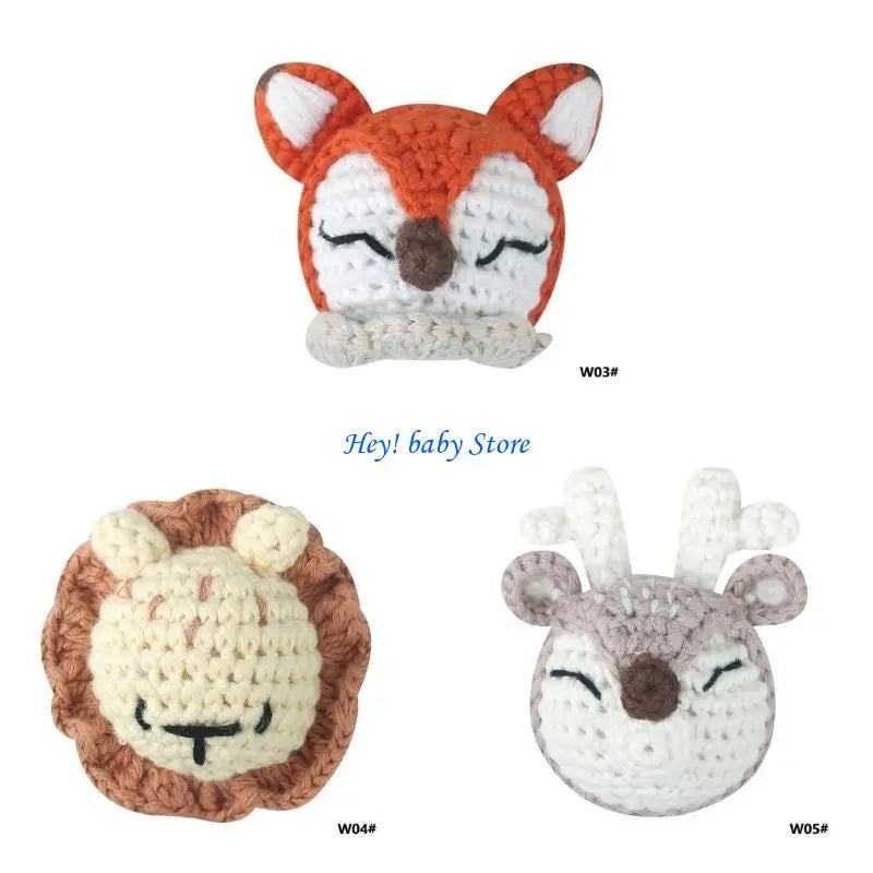 Crochet Animal Bead Pacifier Clip DIY Kit | Baby Teether