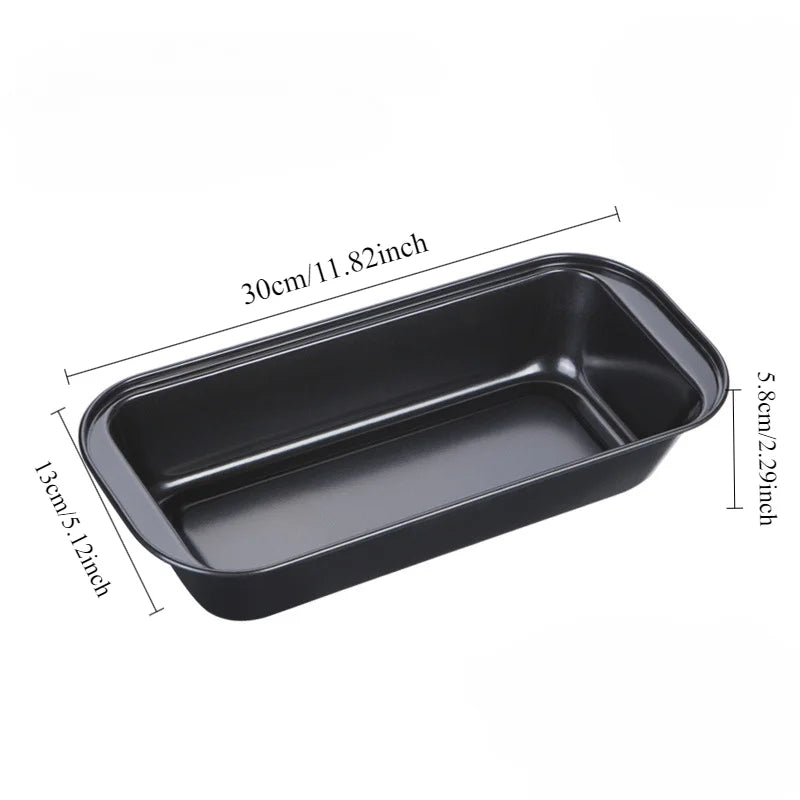 Pullman Loaf Pan with Lid – 1lb Non-Stick Carbon Steel Bread Pan