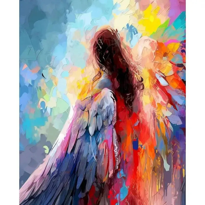 Paint by Number Girl Figure Kit – DIY Canvas Art & Home Decor