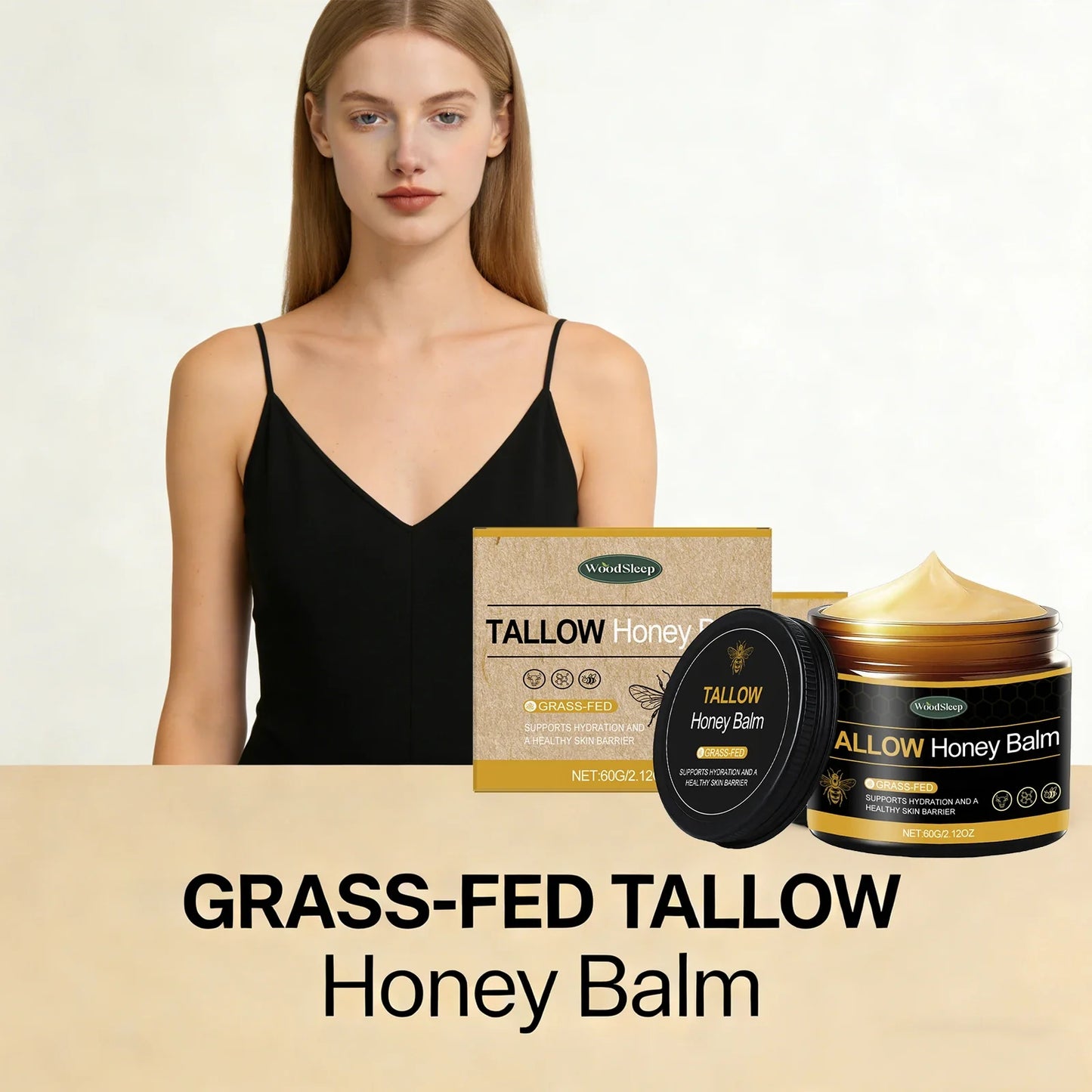 Tallow Honey Face & Body Cream – Deep Moisture Sensitive Skin