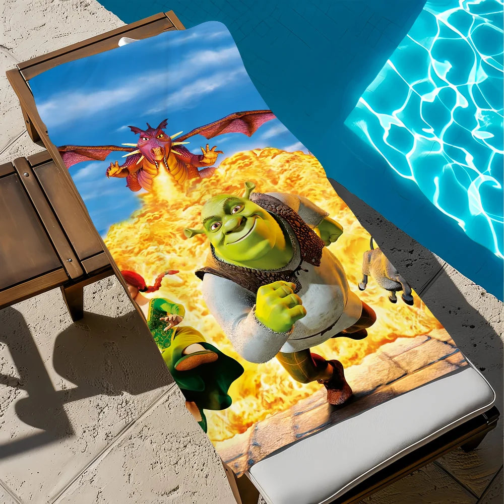 Funny Cute Quick-Dry Beach Towel | Gym Travel Camping Sports Towel