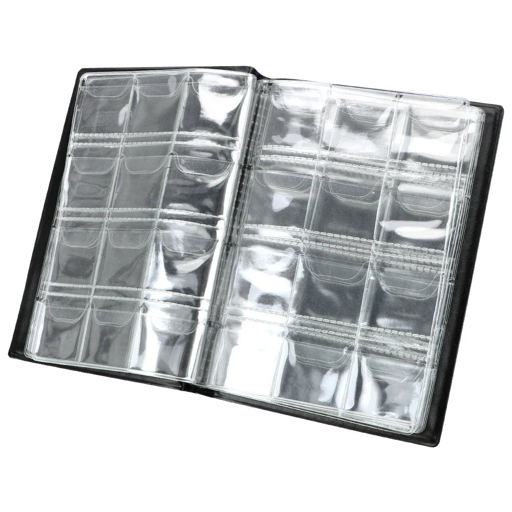 120-Pocket Coin Collection Album – PVC Collector Book