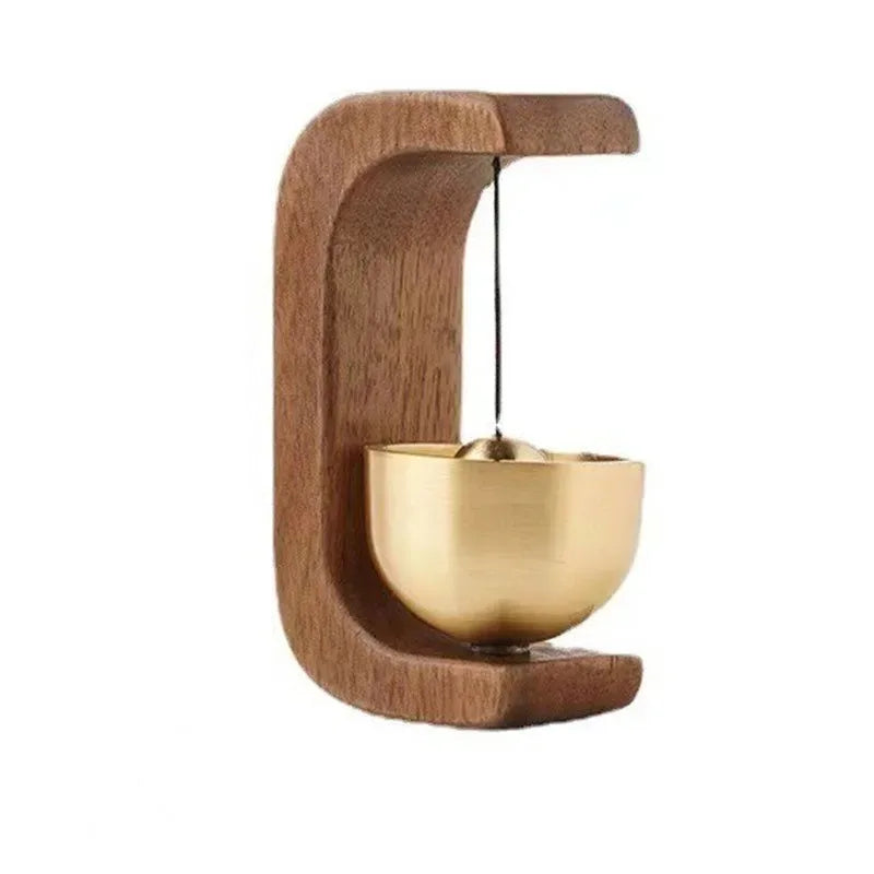 Japanese Wooden Wind Chime Doorbell | Hanging Décor Bell Decorative Wind Chime Peaceful Pleasures Health and Wellness