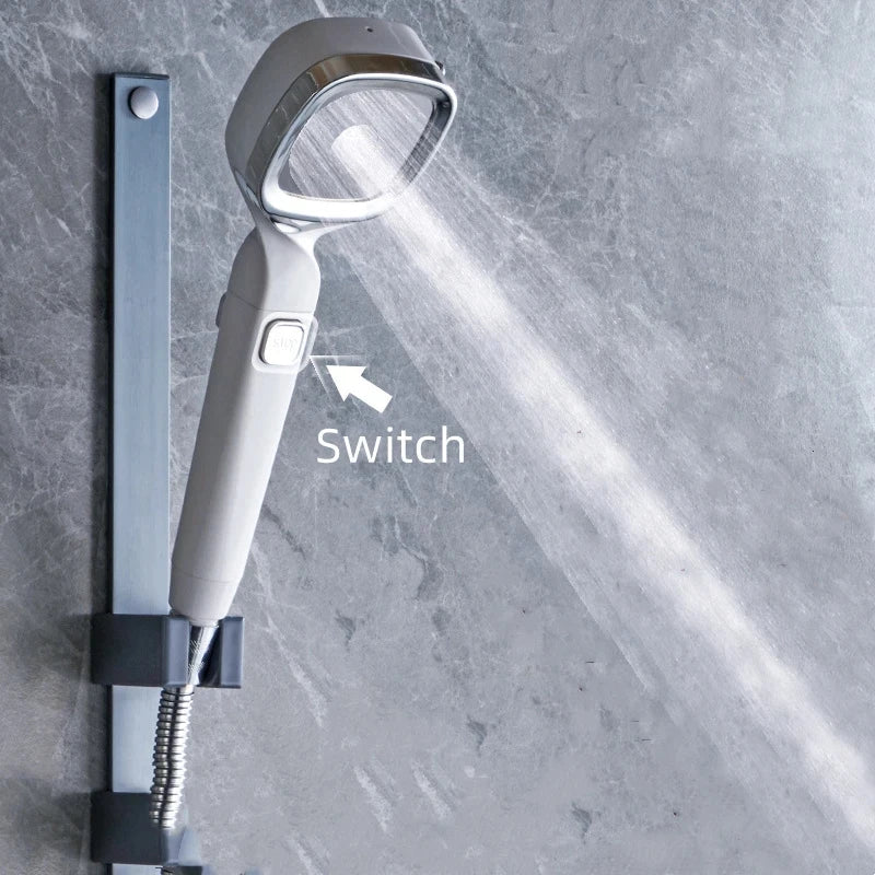 4-Mode High Pressure Handheld Shower Head | Water Saving Filter
