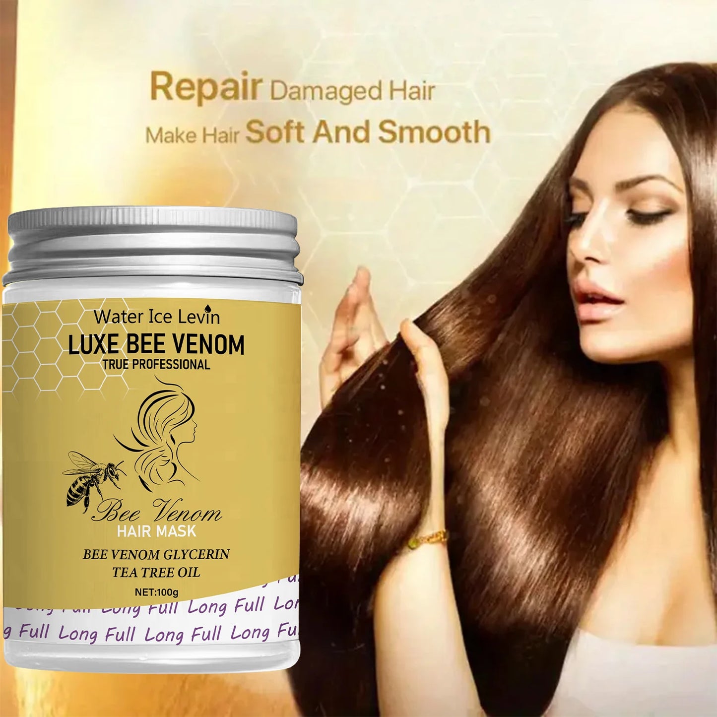 Bee Venom Hair Mask | Tea Tree Oil, Vitamin E & C Treatment