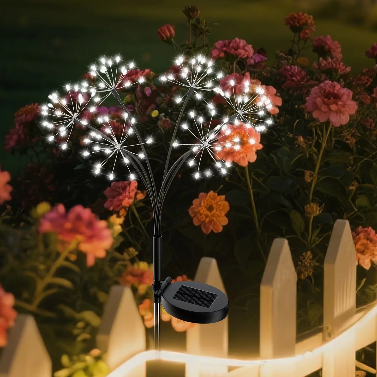 Solar Dandelion Fairy Firework String Lights for Garden & Party
