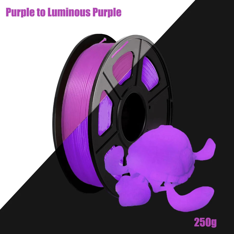 Glow in the Dark PLA Filament 1.75mm 250g – ±0.03mm Accuracy