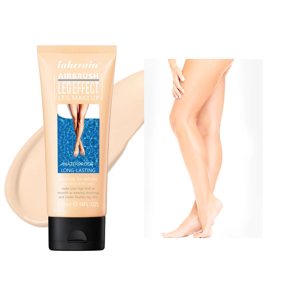 Body Foundation 100ml Tan Leg Makeup Lotion Even Skin Tone Waterproof Long Lasting Body Tanning Cream Medium Bronze Leg Makeup Peaceful Pleasures Health and Wellness color1 116ml