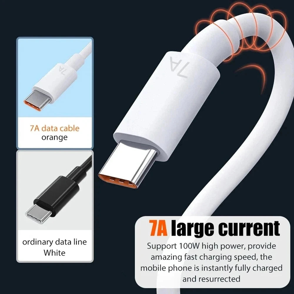 7A 100W USB-C Fast Charging Cable | Huawei, Xiaomi, OnePlus
