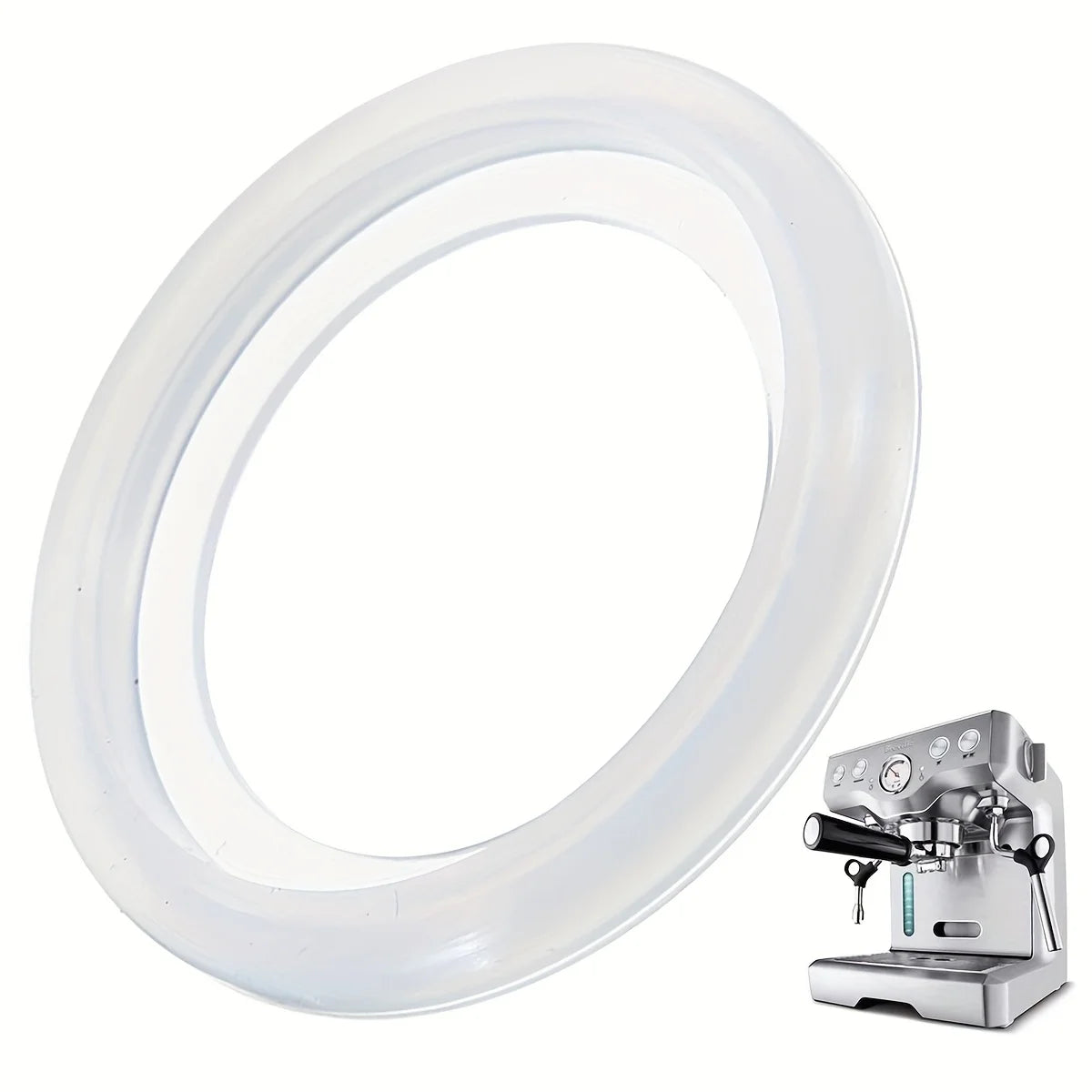 Silicone Steam Ring Silicone Gasket Compatible with Delonghi EC685R, EC695.BK, EC695.M, EC695R, EC685/EC680/EC850/860 Peaceful Pleasures Health and Wellness
