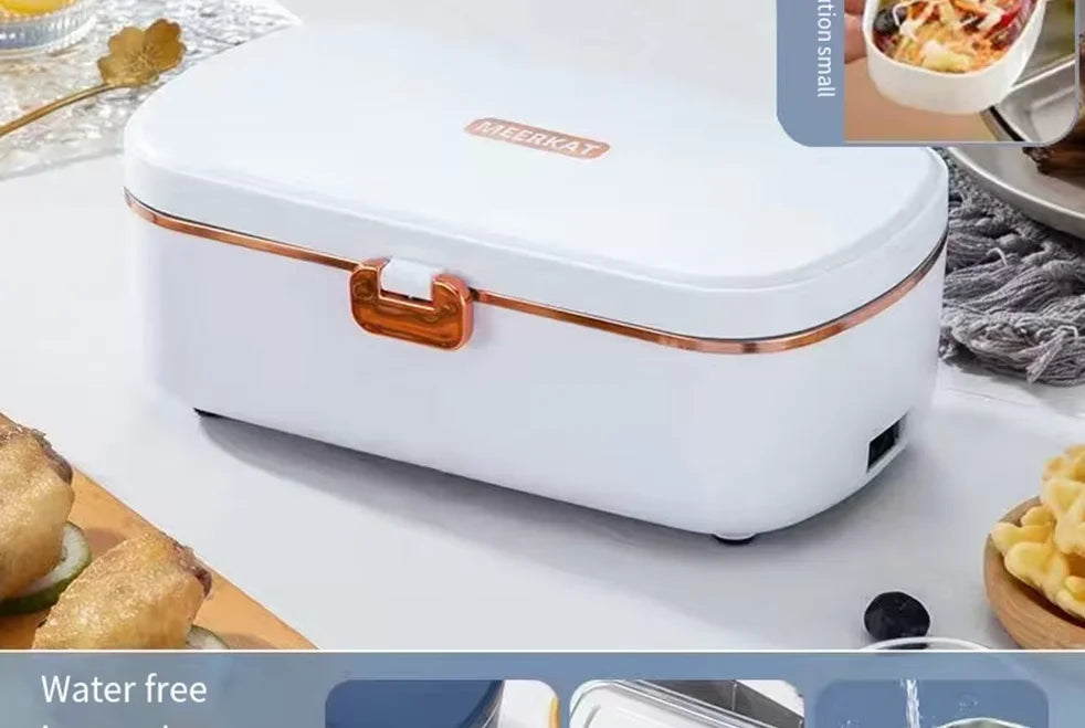 Electric Lunch Box Food Warmer | 304 Stainless Steel Bento Box
