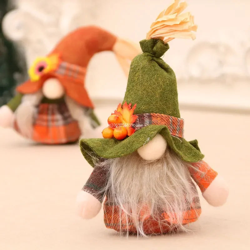 1pc Fall Gnome Autumn Gnome Pumpkin Sunflower Swedish Dwarf Thanksgiving Day Christmas Decor Nordic Gnome Land God Old Man Decor Peaceful Pleasures Health and Wellness