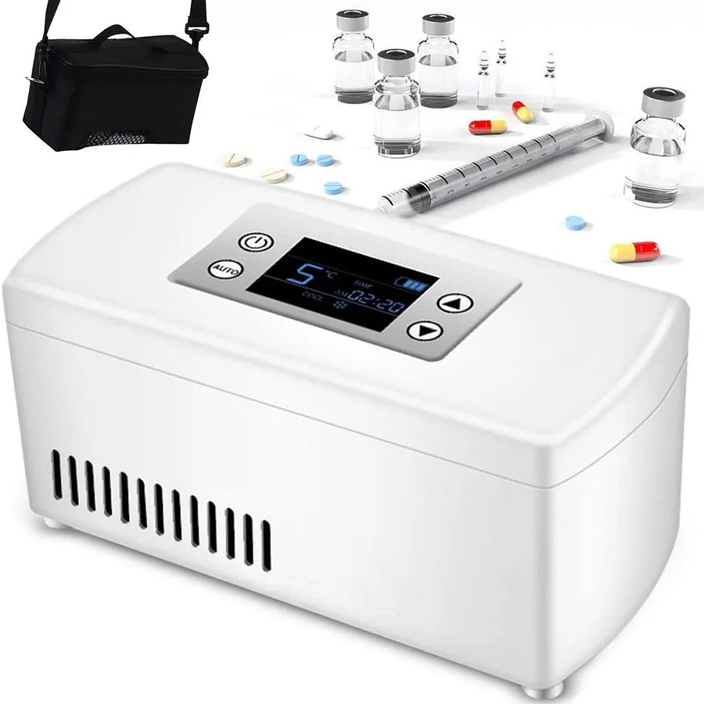 Portable Insulin Cooler 2-18°C | Travel Medicine Refrigerator