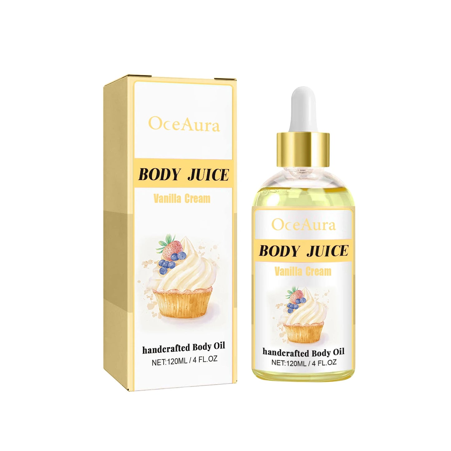 OceAura Sweet Body Oil – Moisturizing & Nourishing 120ml