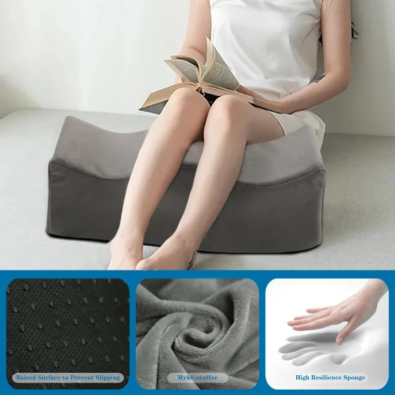 Ergonomic Memory Foam Leg Support Pillow | Comfort & Massage