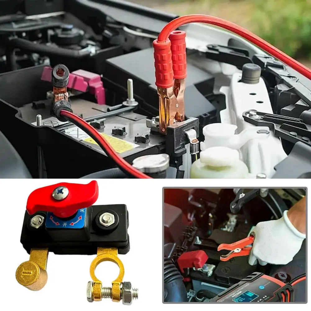 Heavy Duty Car Battery Disconnect Switch | 12V/24V Circuit Breaker