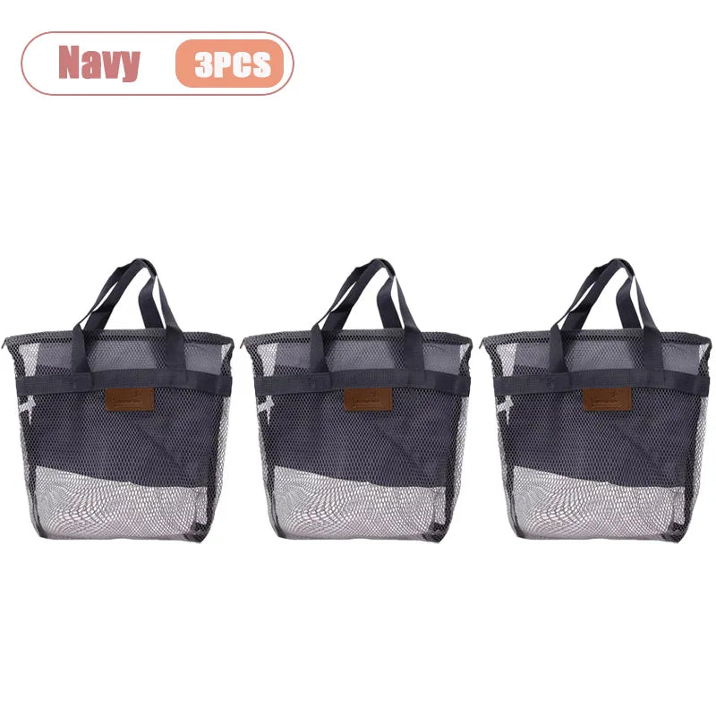 Large Mesh Beach Tote Bag – Pool, Gym & Travel Storage