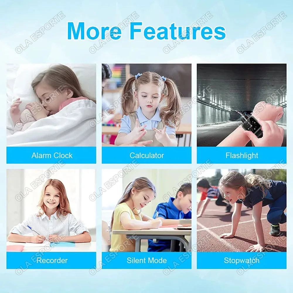 Kids GPS Smartwatch 2G SIM SOS Tracker IP67 Waterproof