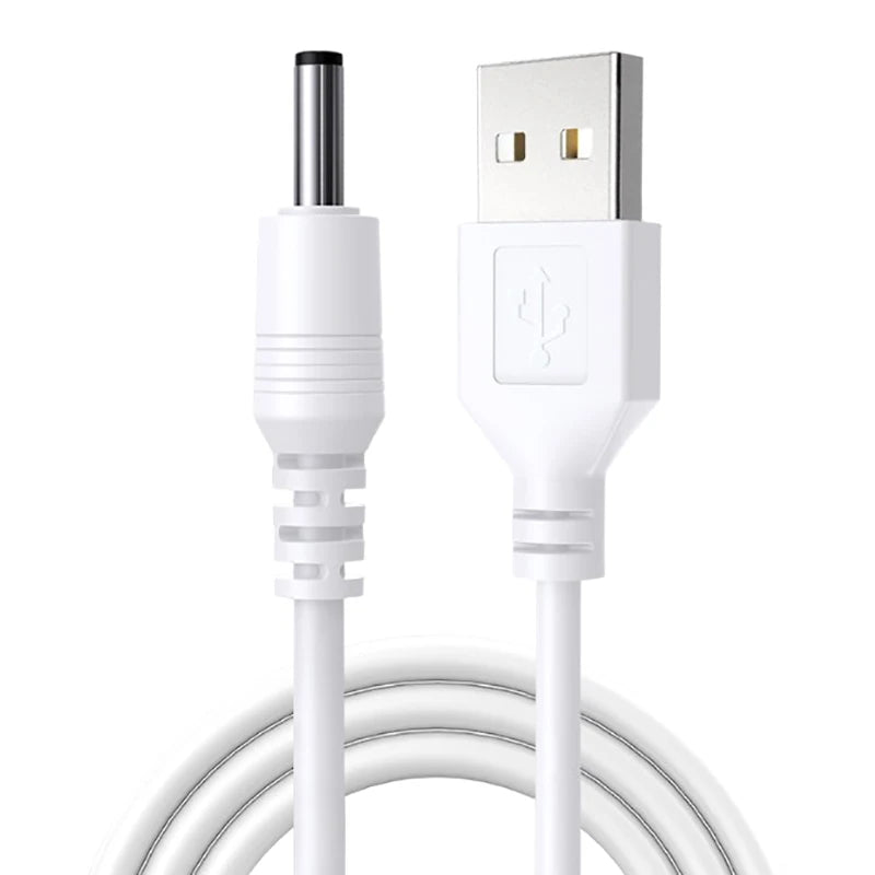 New USB To DC 3.5mm Power Cable Jack Connector 5V Charger Power Cable Universal For HUB Mini Fan Router Ser MP3/MP4 Peaceful Pleasures Health and Wellness