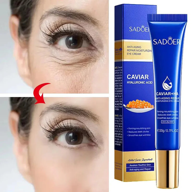 Caviar & Hyaluronic Acid Eye Cream – Firming & Brightening 20g