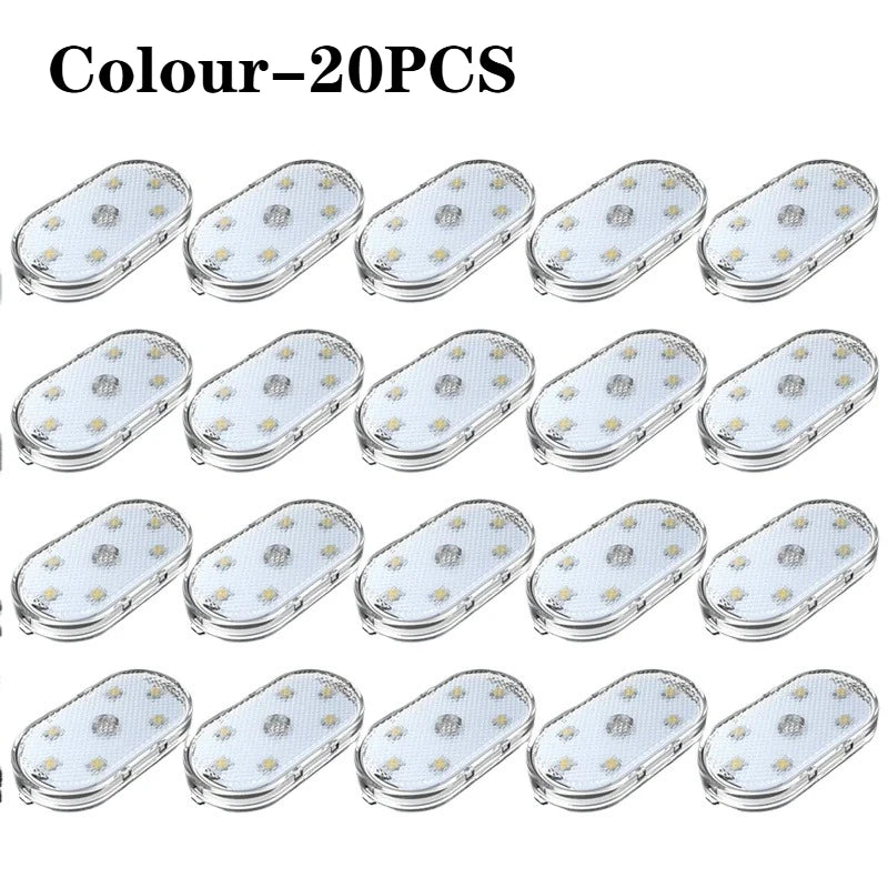 RGB LED Touch Car Roof Ambient Light | USB Rechargeable Wireless