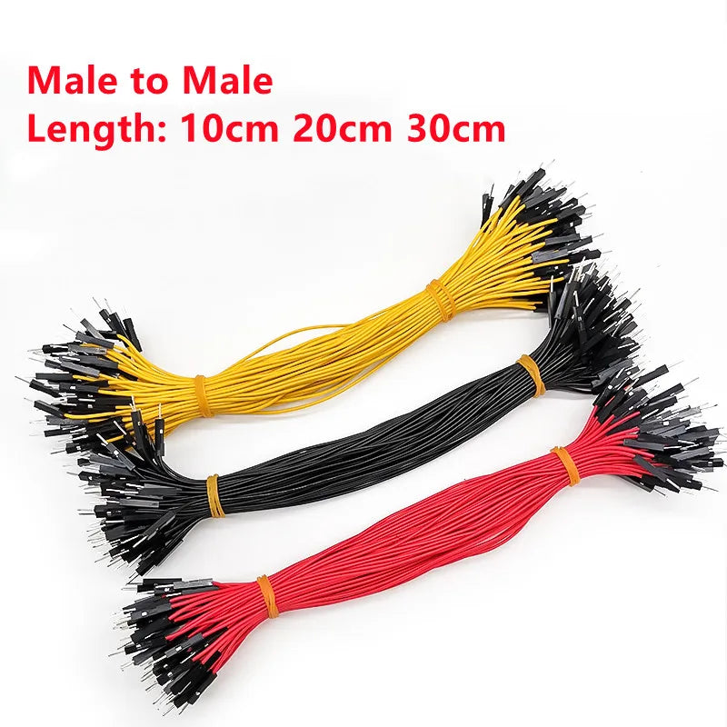 10pcs Breadboard Dupont Cable For Arduino Line 2.54mm Male Female Dupont Jumper Wire 26AWG Cable DIY Electronic 1P Connector Peaceful Pleasures Health and Wellness