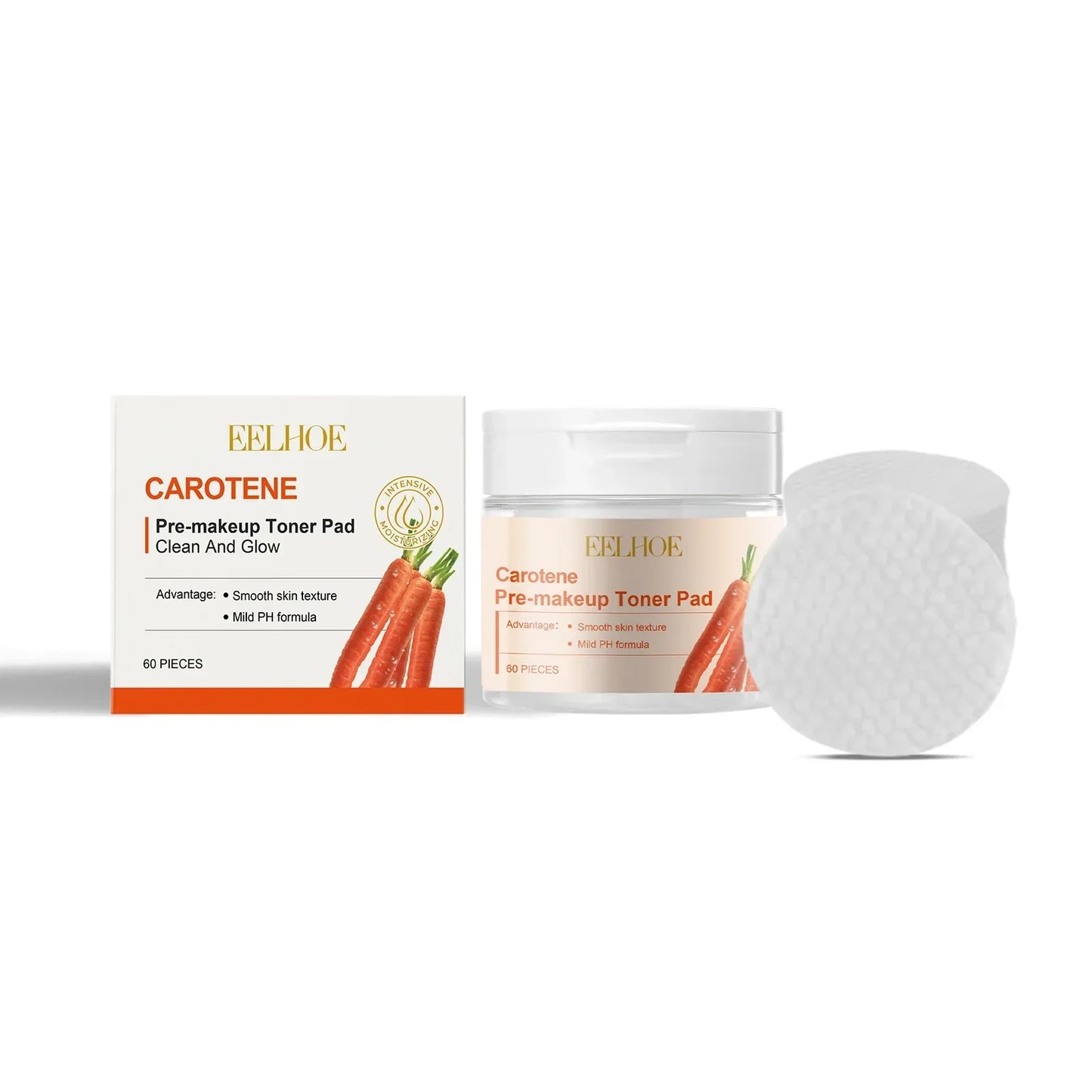 EELHOE Face Cotton Pads – Hyaluronic Acid Moisturizing Skin Care Peaceful Pleasures Health and Wellness Beta-Carotene