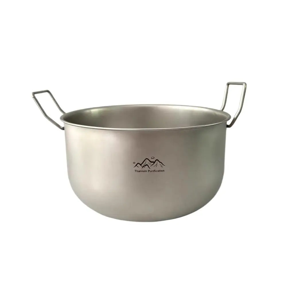Ultralight Titanium Camping Pot – Foldable, 2-3L Backpacking