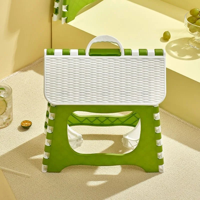 Portable Thick Plastic Folding Stool Outdoor Camping Home Use Fishing Travel Lightweight Children's Reading Chair Bathroom Chair Peaceful Pleasures Health and Wellness