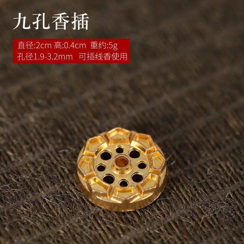 Brass Incense Burner Holder for Incense Stick Coil Bottle Gourd Shaped Copper Incense Holder Copper Censer 모기향 거치홀더 방향제 Peaceful Pleasures Health and Wellness type15