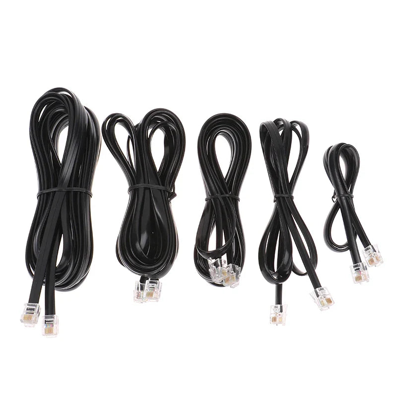 RJ12 6P6C ST-4 Autoguide Cable for iOptron IEQ30 IEQ45 | 0.5–5m