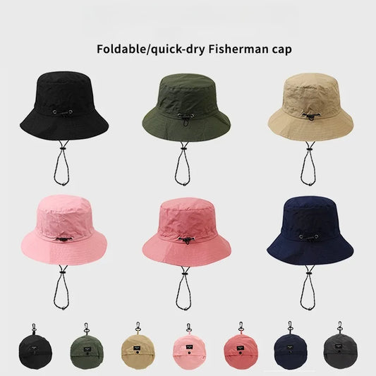 Waterproof Packable Bucket Sun Hat – Quick-Dry, Men & Women Outdoor Sun Hat Peaceful Pleasures Health and Wellness