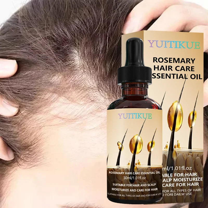 YUITIKUE Rosemary Hair Care Essential Oil | For Hair & Scalp Moisturizing | Suitable For All Hair Types Daily Use 30ml Peaceful Pleasures Health and Wellness