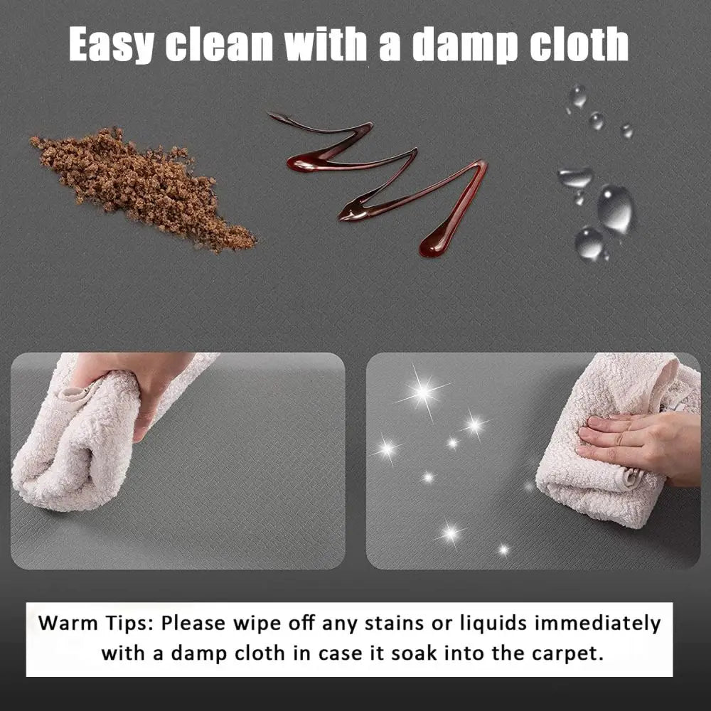 Long Strip Non-Slip Absorbent Kitchen Floor Mat | Flannel EVA