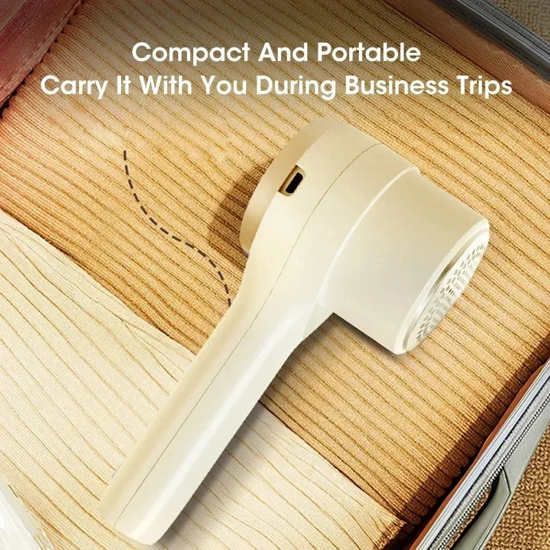 Electric Rechargeable Lint Remover Portable Fabric Hair Ball Shaver Fluff Remover for Clothes Peaceful Pleasures Health and Wellness