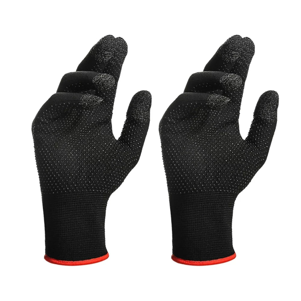 Sensitive Touch Finger Sleeve Game Controller Gaming Finger Gloves Game Finger Cover Fingertip Gloves Gaming Thumb Sleeve Peaceful Pleasures Health and Wellness Black