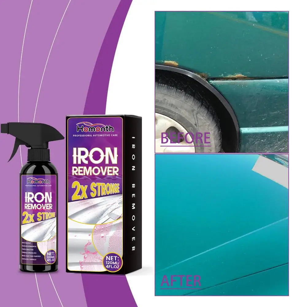 powerfully removes rust Rust Remover Spray Powerful Rust Removal For Metal Car Bike Household Tools 1 set for various metals Peaceful Pleasures Health and Wellness