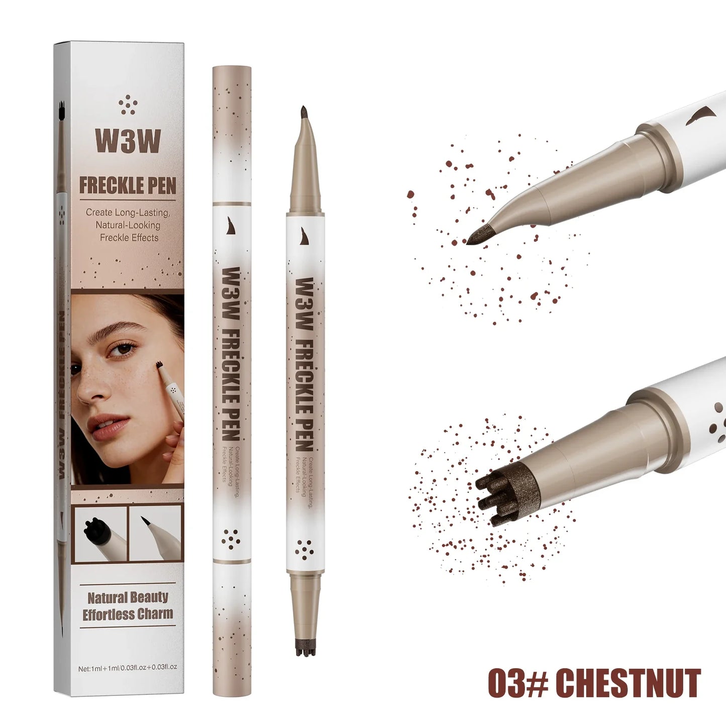 Realistic Freckle Pen – Waterproof Natural Dot Makeup Pen