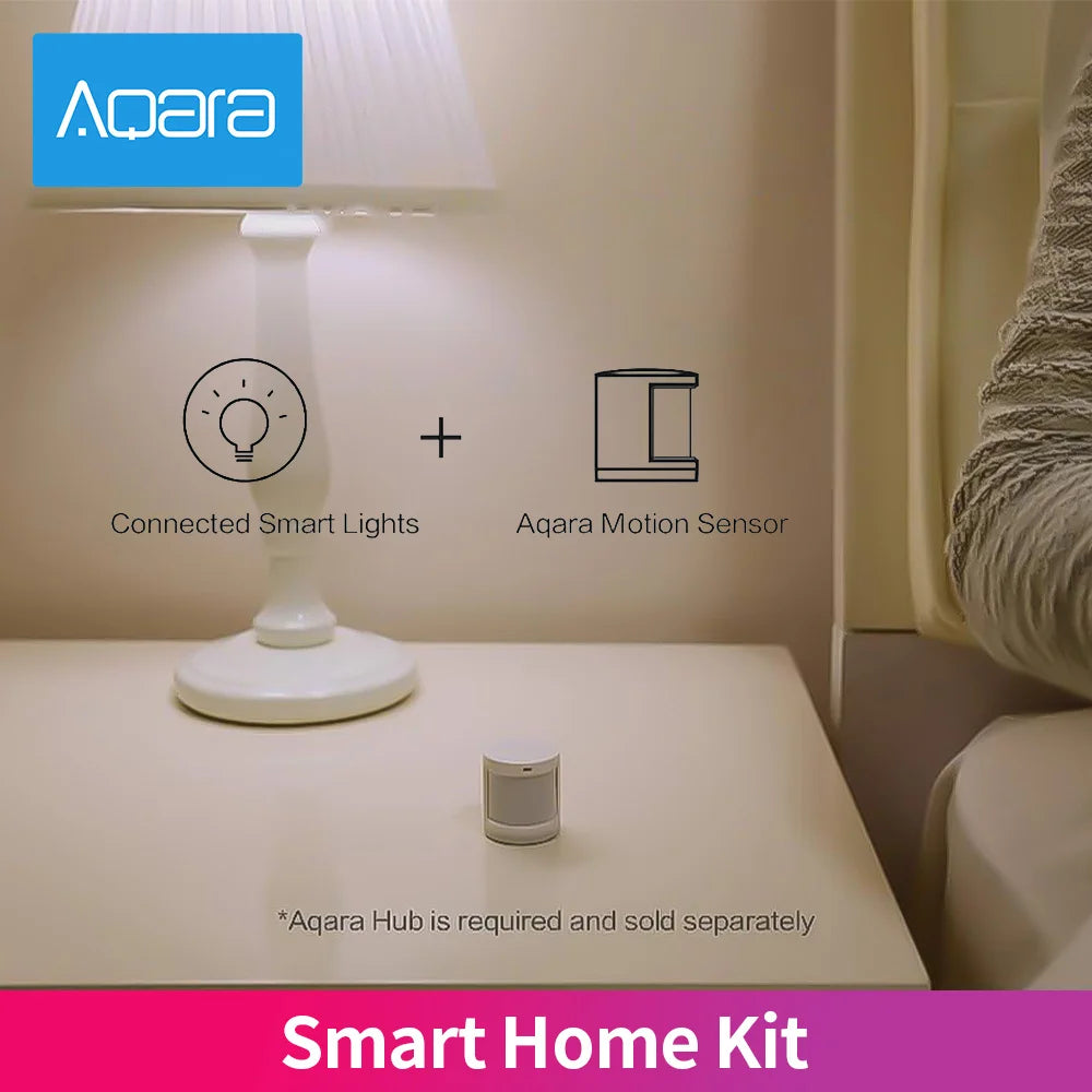 Aqara Smart Home Kits Zigbee Gateway Hub M1S Wireless Switch Lamp Door Motion Temperature Sensor for Mihome Homekit Peaceful Pleasures Health and Wellness