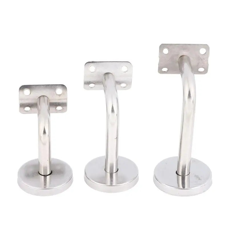 Versatile Premium Stainless Steel Handrail Bracket For Secure Home Stair Railing Support Peaceful Pleasures Health and Wellness