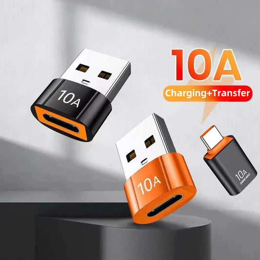 10A USB A To USB C OTG Adapter Type C to USB Converter USB 3.0 Adapter For Xiaomi 14 MacBook USB To Type C OTG Connector Peaceful Pleasures Health and Wellness