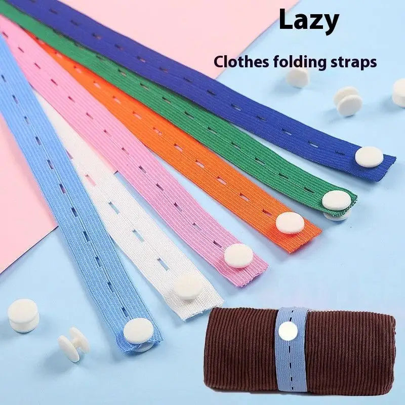 10-Pack Nylon Elastic Bands with Button Hole | Clothes Organizer Clothes Organizer Bands Peaceful Pleasures Health and Wellness