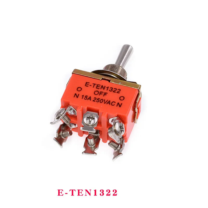 2PCS E-TEN1021 1121 1122 1221 1322 1321 1322 Toggle Switch Rocker Toggle Switch 15A 250VAC Peaceful Pleasures Health and Wellness
