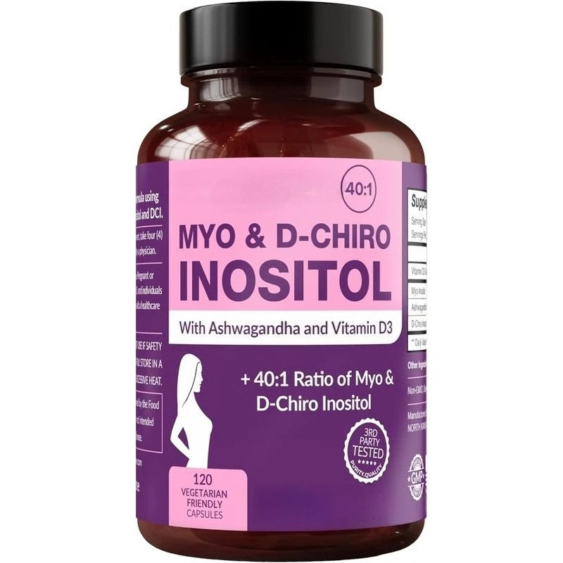 Inositol Supplement for Women – Vitamin D3 + Ashwagandha