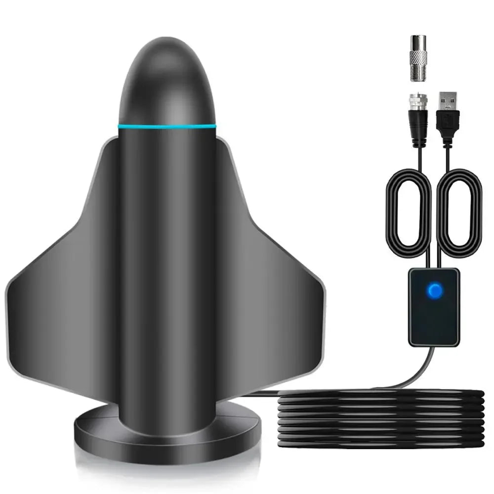Indoor HD Digital TV Antenna – 80 Mile Range, 1080p Free TV