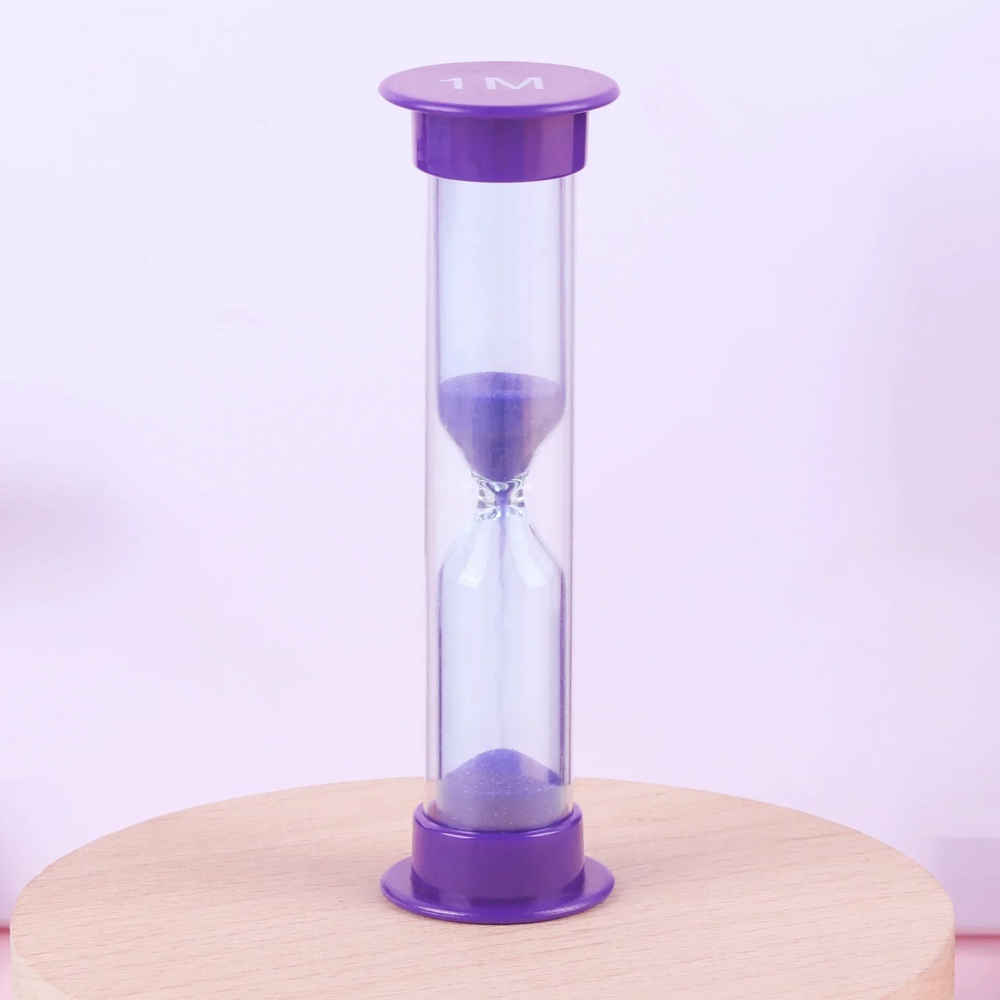 Colorful Anti-Drop Hourglass Sand Timer Set – 6 Pieces