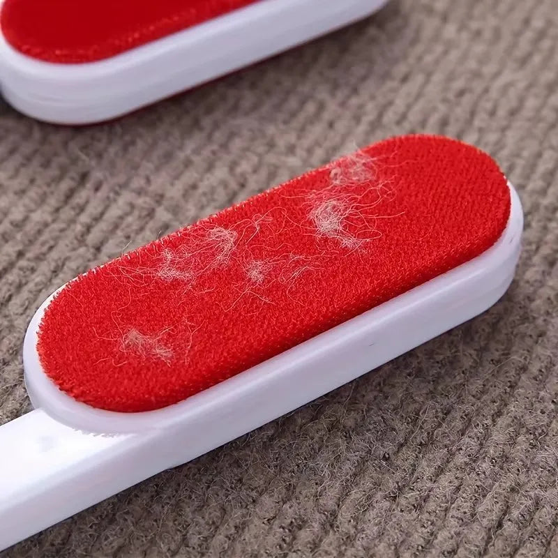 Self-cleaning Lint Sticking Roller 2 Sides Dedusting Brush Pet Hair Remover Brush Removing Dog Cat Hair from Sofa Carpet Clothes Peaceful Pleasures Health and Wellness