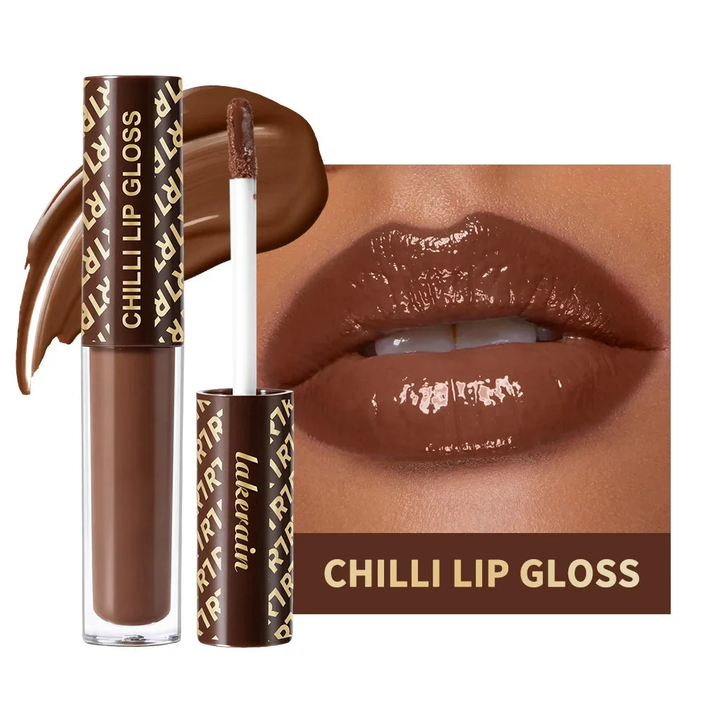 Lakerain Chocolate Chilli Lip Gloss – Plumping & Moisturizing
