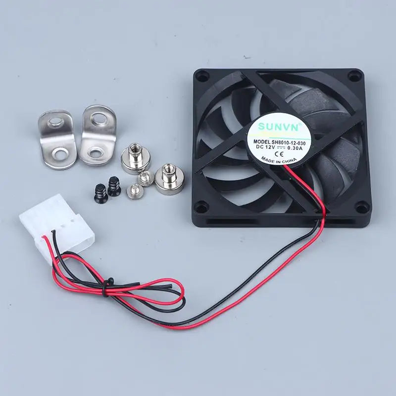 M4 Chassis Heat Sink Fan Mount Magnetic Screw Nut DIY Kit Fan Mount Bracket Peaceful Pleasures Health and Wellness A2